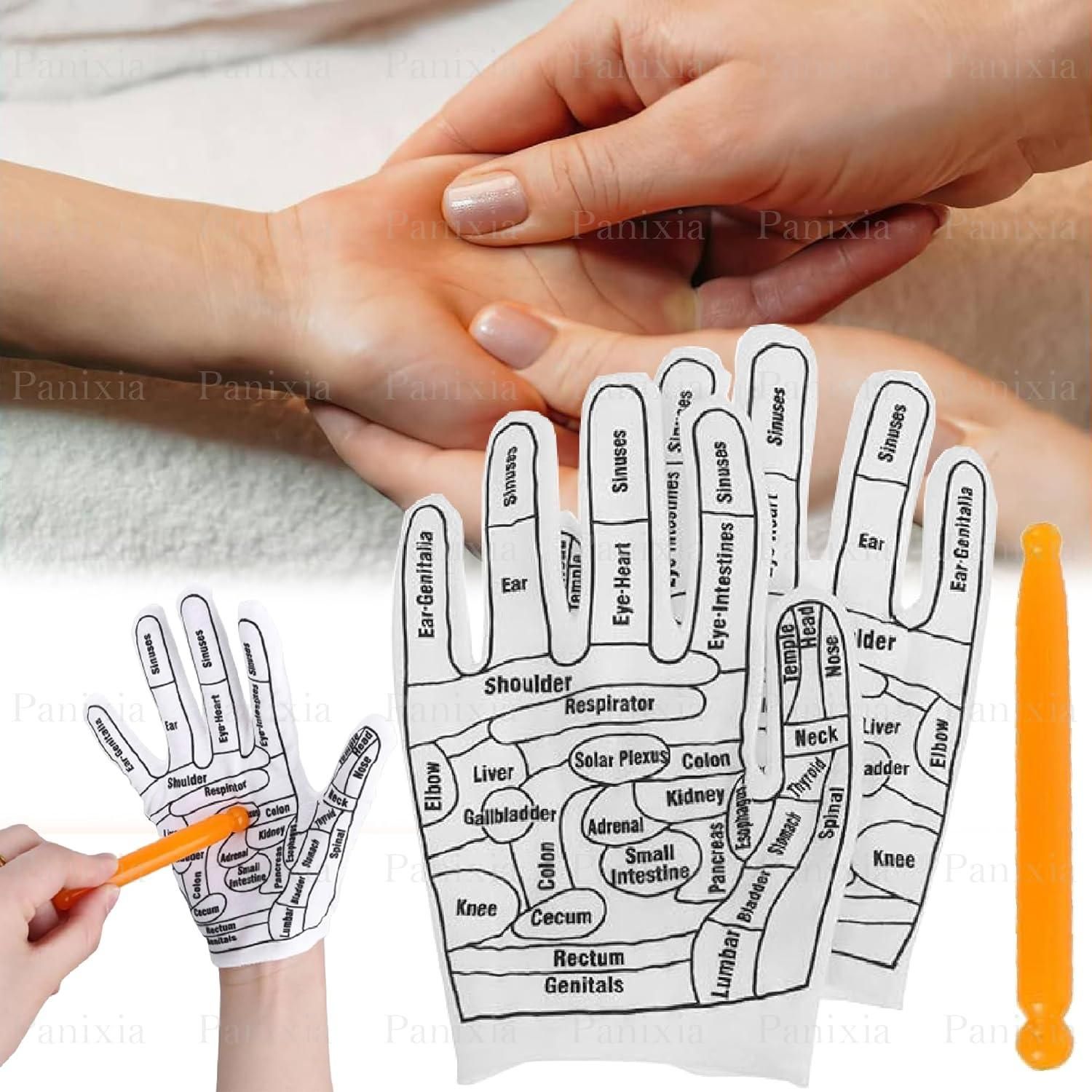 Acupressure Reflexology Hand Gloves