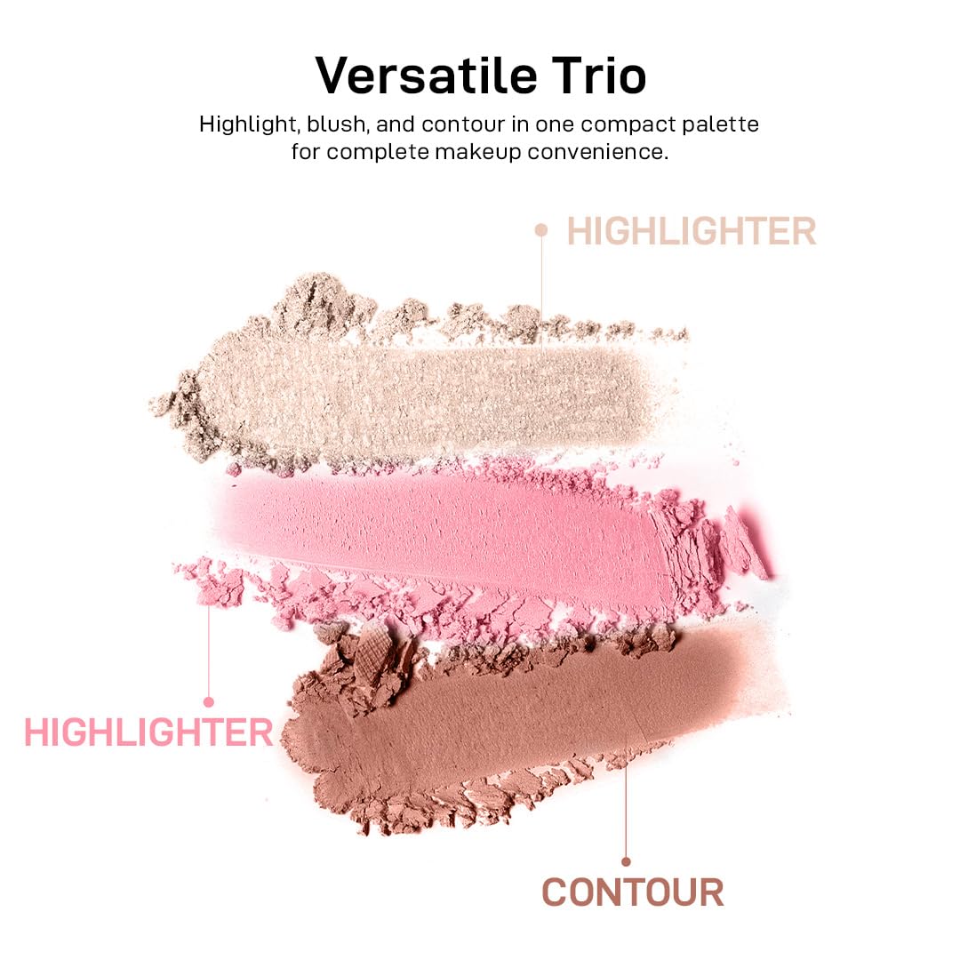 3 in 1 Makeup Pallete